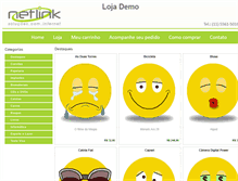 Tablet Screenshot of ecom.netlink.com.br