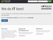 Tablet Screenshot of netlink.ie